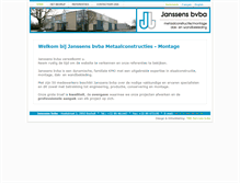 Tablet Screenshot of janssensbvba.be